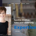 Cynthia Widlitze Landing Page Screenshot