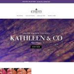 Kathleen & Co Website Screenshot