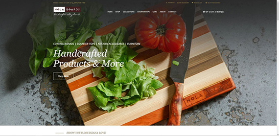 NOLA Boards Website Screenshot