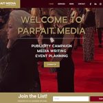 Parfait Media Website Screenshot