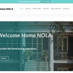 Welcome Home NOLA Website Screenshot
